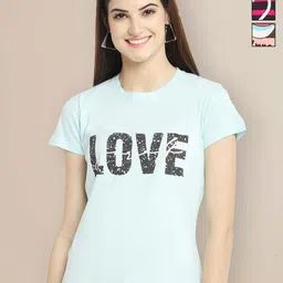 Metronaut Women Typography 3 Printed Applique T-shirt-picture-14