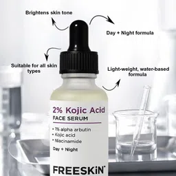 Freeskin 2% Kojic Acid Face Serum For Deep Penetration - 30 ml image 3