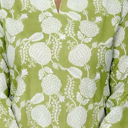Kaftanize Women Ethnic Motifs Printed Regular Kurta with Trousers image 2