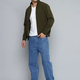 Indian Terrain Stand Collar Bomber Jacket image 2