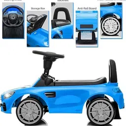 panda baby products Beetle Plus 02 Car Non Battery Operated Ride On image 2