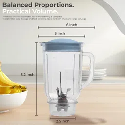 wonder star Sumeet Juicer Appu Jar Compatible With Bajaj, Kenstar, Activa, Preethi, Crompton Mixer Juicer Jar image 2