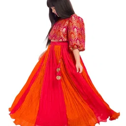 Tiny Kingdom Girls Printed T-shirt with Palazzos image 2