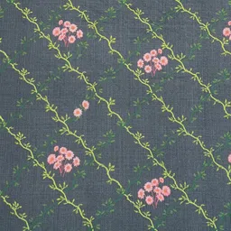 WEAVE AND DECOR Grey & Green Printed Pure Cotton 300 TC Single Bedsheet Set 1.52 x 2.28 m image 3