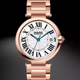 mark fairwhale Men Dial & Stainless Steel Straps Analogue Multi Function Watch FW-5840-S2 image 2