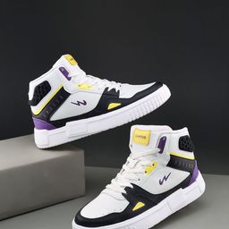Campus Men Colourblocked PU Sneakers-picture-42