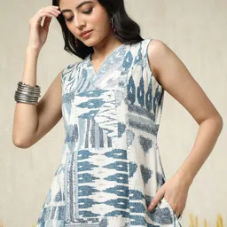 Soch Print A-Line Dress image 3
