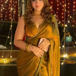 sanjana  silk SANJANA SILK Women Embellished Sequinned Saree image 3