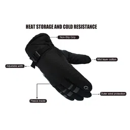 Alexvyan Men Patterned Winter Wind Proof Soft Thermal Gloves image 5