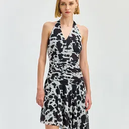 COVER STORY Print Bodycon Mini Dress-picture-43