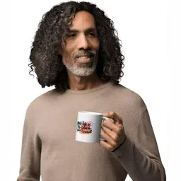 Mr UVD White Ceramic Cup image 4