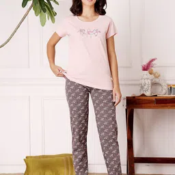 Bodycare Women Printed Pure Cotton Night suit-picture-39