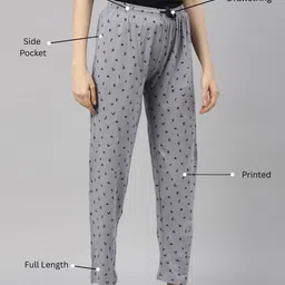 Kryptic Pack Of 2 Printed Pure Cotton Relaxed-Fit Lounge Pants image 5