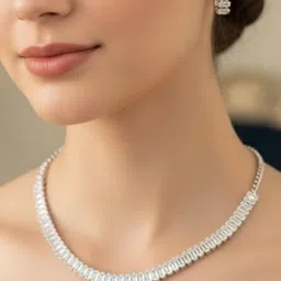 Nui Silver-Plated Stones-Studded Jewellery Set-picture-50