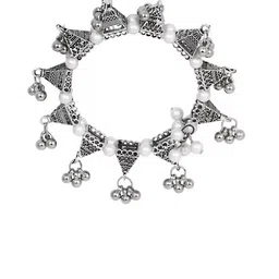 Sangria Oxidized Beaded Bangle-picture-10