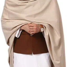 Kashmiri Wool Solid Men Shawl image 3