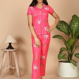 Sweet Dreams Girls Graphic Printed Shirt & Pyjamas Night suit-picture-22