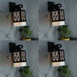 shyamji Uplight Wall Lamp Without Bulb-picture-28