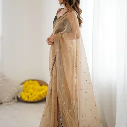 sareemall Embellished Bollywood Net Saree image 2