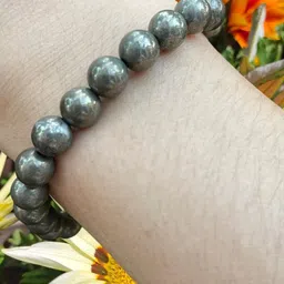 Apnisanskriti Unisex Pyrite Stone Bracelet image 3