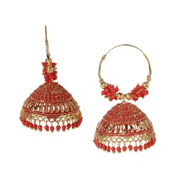 Anouk Contemporary Jhumkas Earrings image 5