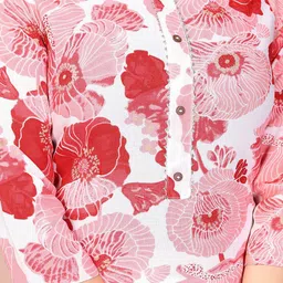 Rangita Selection Of 2 Floral Printed Round Neck Straight Kurtas image 5