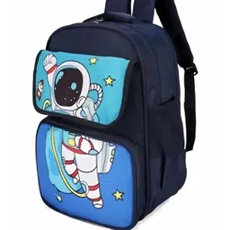 Martucci Kids Graphic Contrast Detail Backpack with Compression Straps image 4