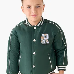 Juniors by Babyshop Boys Floral Lightweight Bomber with Embroidered Jacket-picture-21