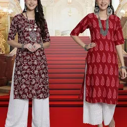 Ethnic basket Women Multicoloured Kurtas-picture-14