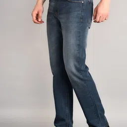 TIM PARIS Logan Men Original Straight Fit Mid-Rise Light Fade Stretchable Jeans image 5