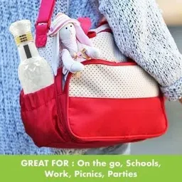 havoctraders Water Bottle Unbreakable Plastic Fridge Bottle & Diamond texture Crystal Design 1000 ml Water Bottles image 5