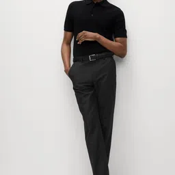 Marks & Spencer Men Mid-Rise Formal Trousers-picture-23