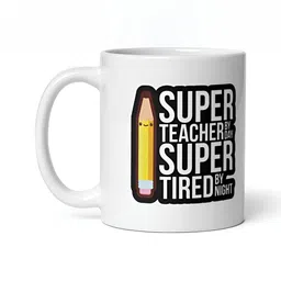 Mr UVD White & Black Typography Printed Ceramic Matte Mug 350 ml-picture-34