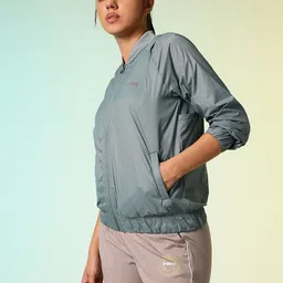 HRX by Hrithik Roshan Checked Running Sporty Jacket image 5