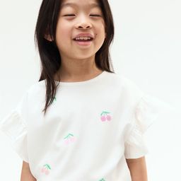 H&M Girls Sequined Cotton Top-picture-11
