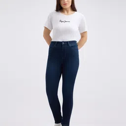 Pepe Jeans Women Skinny Fit High-Rise Light Fade Stretchable Jeans-image-85