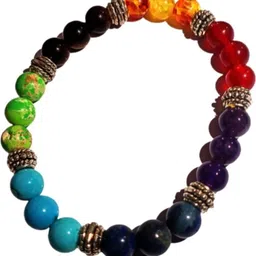 Divine souvenirs Unisex Artificial Beaded Elasticated Bracelet-picture-16