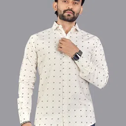 ISUEL FAB India Slim Floral Printed Cotton Slim Fit Casual Shirt-picture-25
