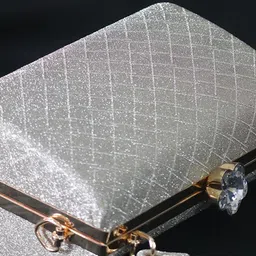 OSTY Textured Shoulder Strap Box Clutch image 3