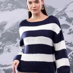 Stylecast X Kotty Women Striped Pullover-picture-41