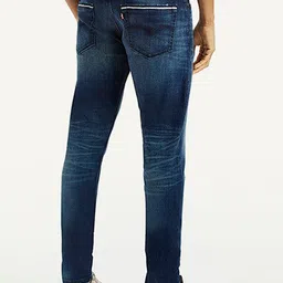 Levis Men Slim Fit Mid-Rise Light Fade Stretchable Jeans image 2