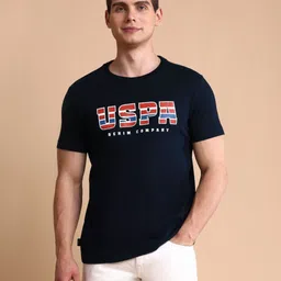 U.S. Polo Assn. Denim Co. Men Brand Logo Printed Muscle Fit Cotton T-shirt-picture-34