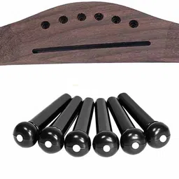 Brown Indian Rosewood Guitar Bridge-image-84