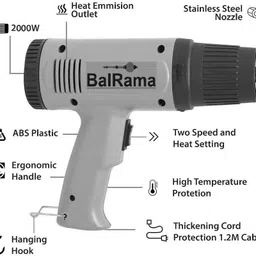 balrama professional Maxx Pamma 2000 W Heat Gun image 3