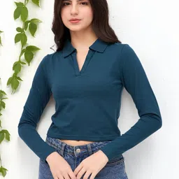 DressBerry Women Polo Collar T-shirt-picture-19