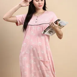 Kryptic Printed Maxi Nightdress-picture-26