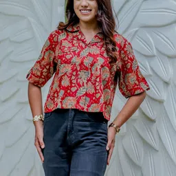 Deeps Fashion Cotton Boxy Crop Top-image-92