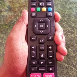 KDP VU Tv Original Remote ( EN2BY27V ) Compatible for LED TV VU Remote Controller image 1