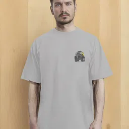 Moda Rapido Men Printed Applique T-shirt image 1
