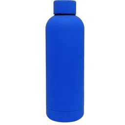 SuperGeneriX Blue Single Stainless Steel Solid Double Wall Vacuum Water Bottle-picture-34